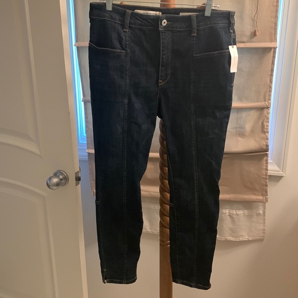 Anthropologie Pilcro Front Seam Denim Leggings - Picture 2 of 11